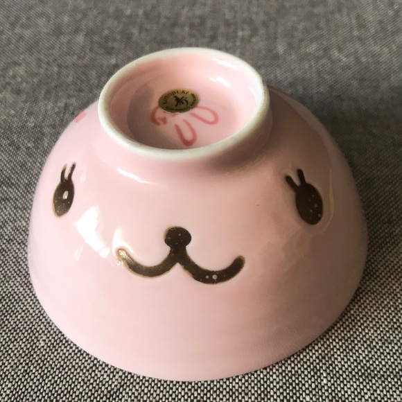 Kotobuki Kids Rice Noodle Bunny Bowl 4” - Picture 2 of 5
